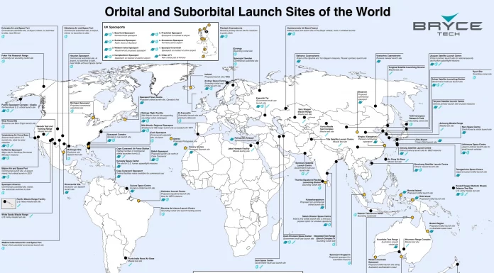 All of the World’s Spaceports on One Map