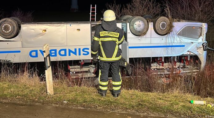 Germany: Bus overturns on highway, injuring dozens