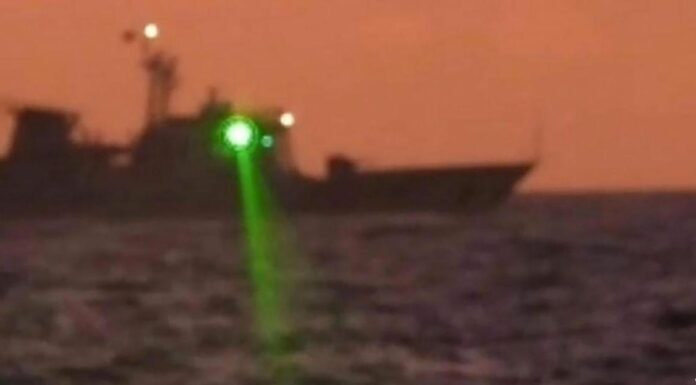 Philippines says Chinese laser temporarily blinded ship crew