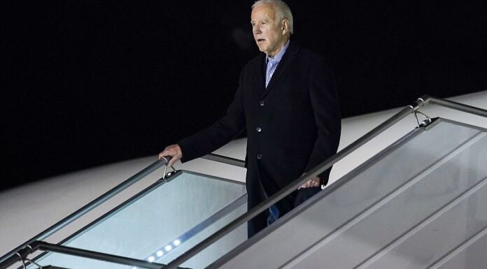 US President Joe Biden in Poland after a surprise visit to Ukraine