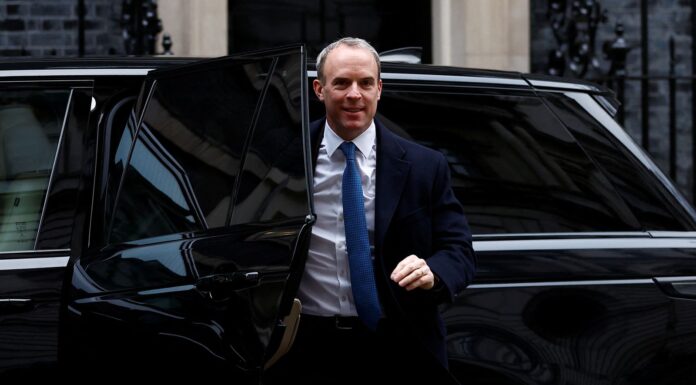 Dominic Raab should be suspended during bullying investigation, says ex-Tory chair Jake Berry