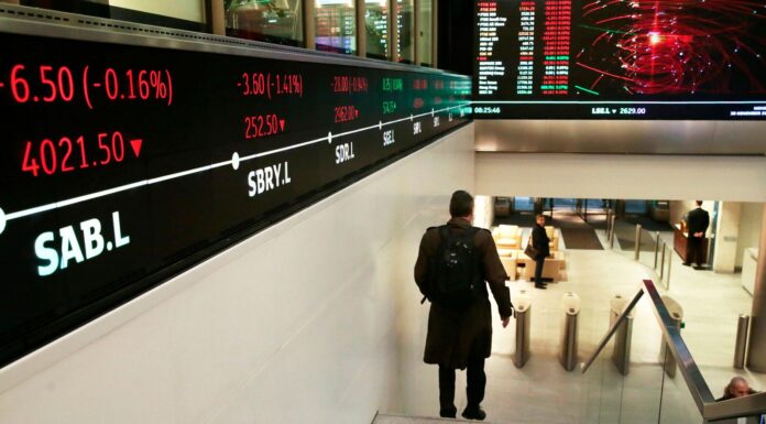 FTSE 100 hits 8,000 points mark for first time