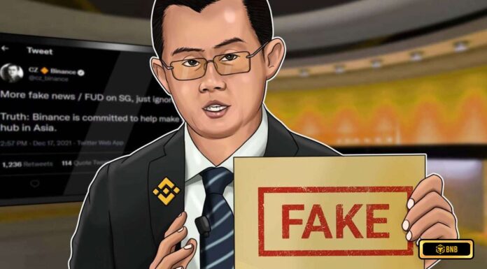 Fake! Binance CEO CZ Shoots Down WeChat Rumor That He Was Shot by FBI
