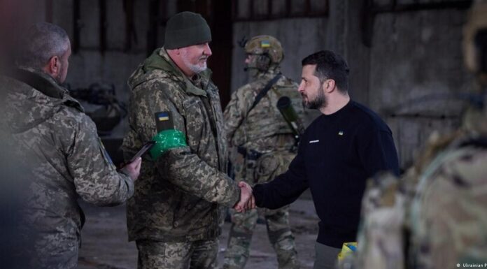 Ukraine updates: Zelenskyy visits troops near Bakhmut