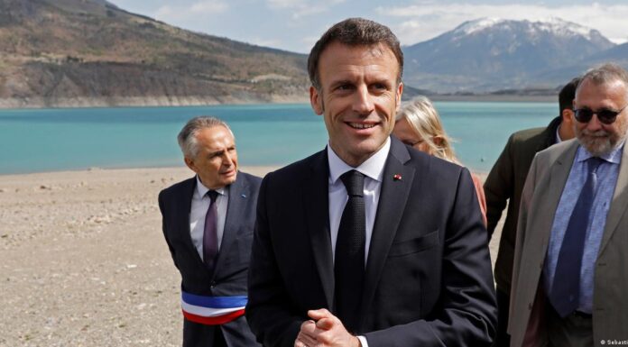 France: Macron touts water plan in Alps amid pension unrest