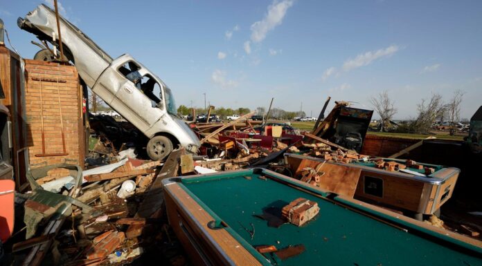 Tornado kills at least 26 as it tears through southern US states during ‘supercell’ storms