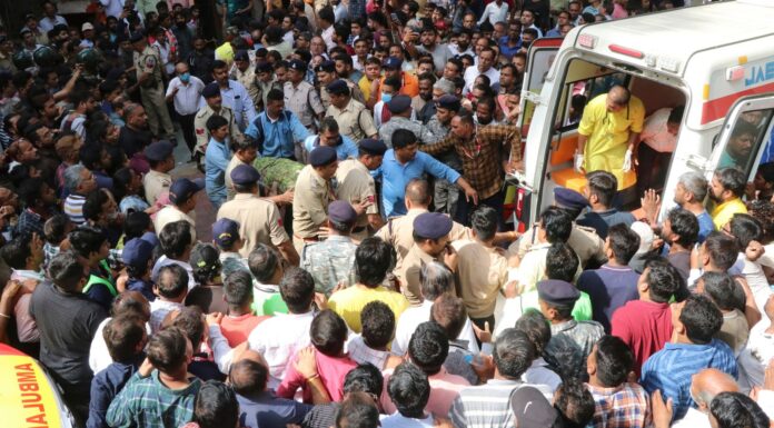 At least 35 people killed after falling into well during celebration at Indian temple