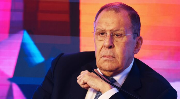 Russian diplomat Sergei Lavrov provokes laughter with claim his country is victim in Ukraine war