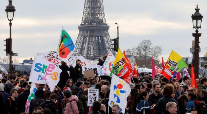 French protests: Police in Paris pepper spray demonstrators as two motions of no confidence tabled against Macron