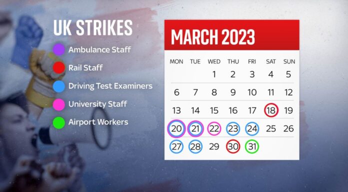 Strikes: Who is taking industrial action in 2023 and when?