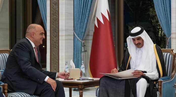 His Highness receives a message from the King of Jordan
