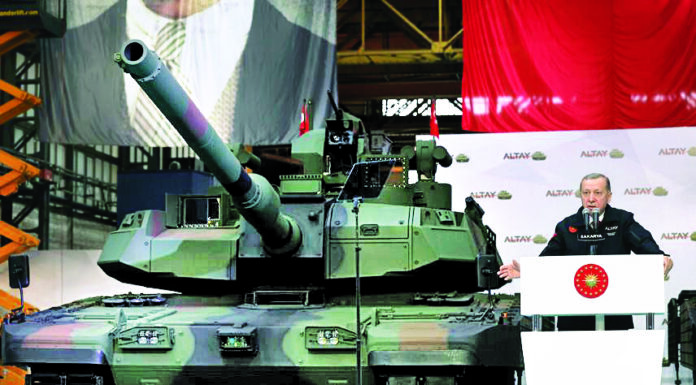 The launch of the “Altay” tank, one of the Qatari-Turkish investments