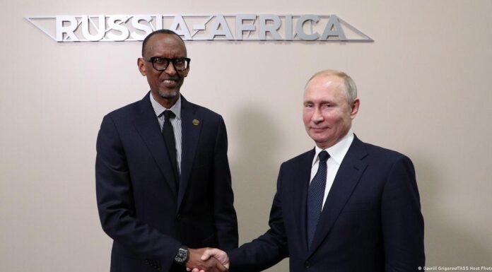 Rwanda’s Kagame defends Russia’s presence in Africa