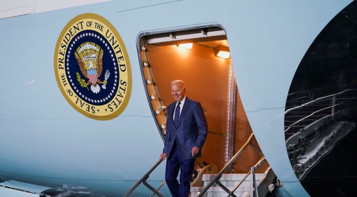 Joe Biden visit – latest: US president lands in Northern Ireland for historic visit