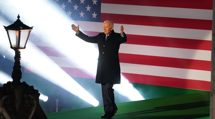 Joe Biden brings his emotional tour of Ireland to a close with a speech in his ancestral home