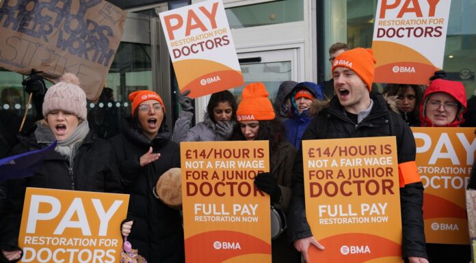 England’s junior doctors prepare for strikes that put up to 250,000 appointments and operations at risk
