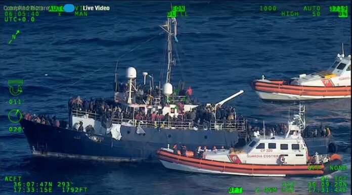 Italian coastguard working to rescue 1,200 people trying to cross Mediterranean Sea