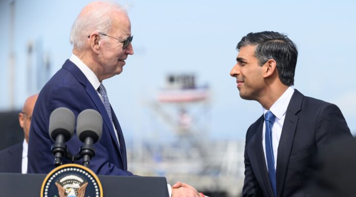 Rishi Sunak pledges to fulfil promise of Good Friday Agreement in Northern Ireland ahead of Joe Biden visit