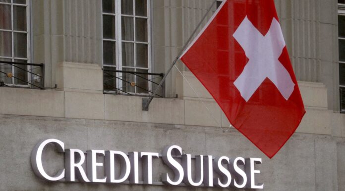 Credit Suisse says £55bn left bank before its rescue
