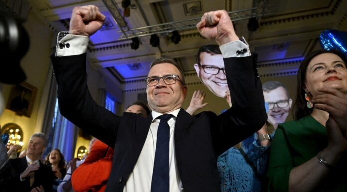 Finnish centre-right leader Orpo claims election victory, PM Sanna Marin concedes defeat