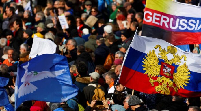 Russia staging protests for anti-Ukraine propaganda — report