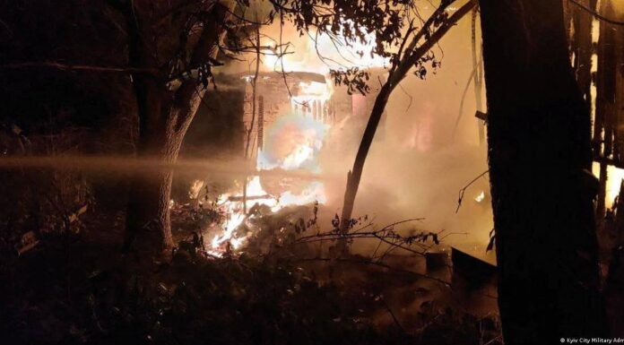 Ukraine updates: Evacuations in Kyiv after new drone assault