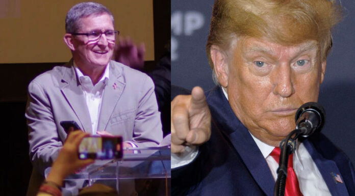 Crowd Goes Crazy When Trump Promises to Bring Michael Flynn Back If He Wins in 2024