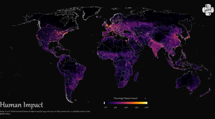 Mapping Human Impact Across the World