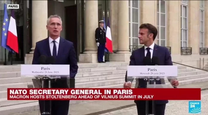 🔴 Live: Macron hosts NATO’s Stoltenberg for talks in Paris