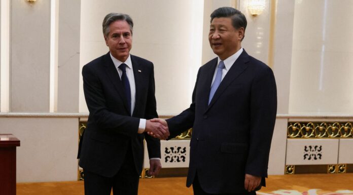 China’s President Xi Jinping and US Secretary of State Antony Blinken meet in Beijing in bid to ease tensions