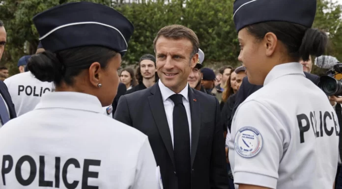 Macron walks tightrope as French police protest challenges rule of law