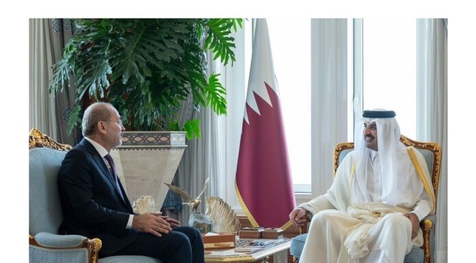 His Highness receives a message from the King of Jordan