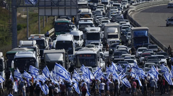 In Israel, thousands of protesters rally against judicial reform