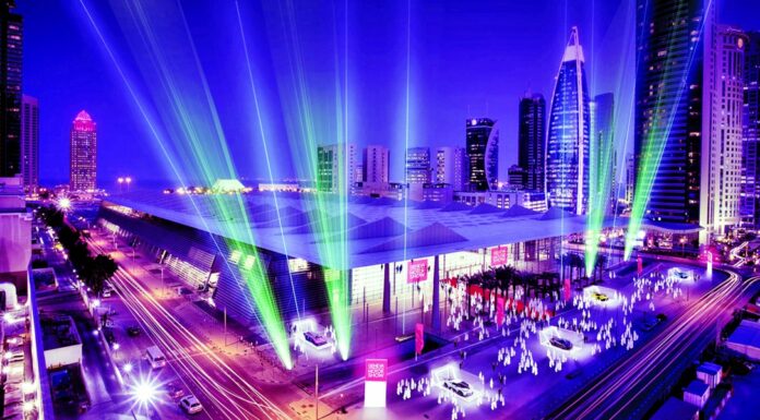 Preparations for the Geneva Motor Show in Qatar