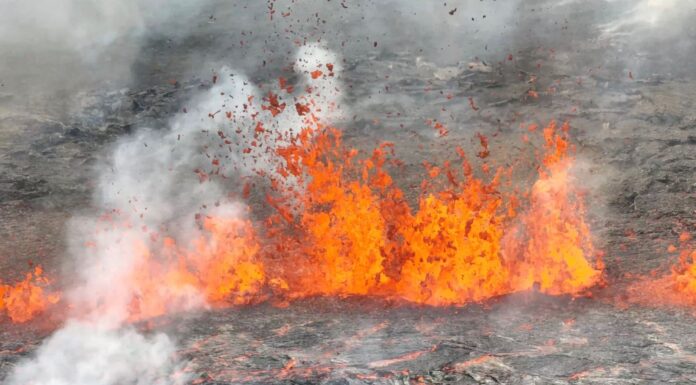 Volcano near Iceland’s capital erupts for the second time in a year