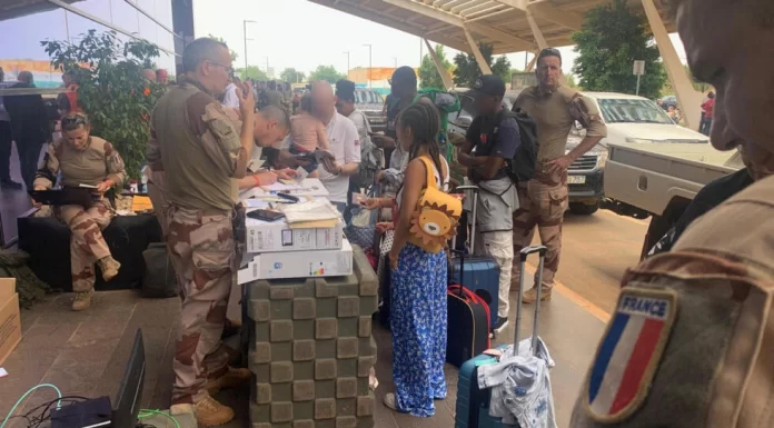 First evacuation flight from Niger lands at Paris airport