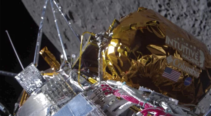 Private spacecraft completes first US moon landing in 50 years