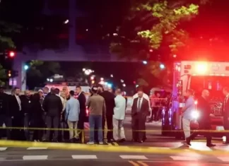 Two Israeli embassy staff shot dead near Jewish museum in Washington DC | BBC News