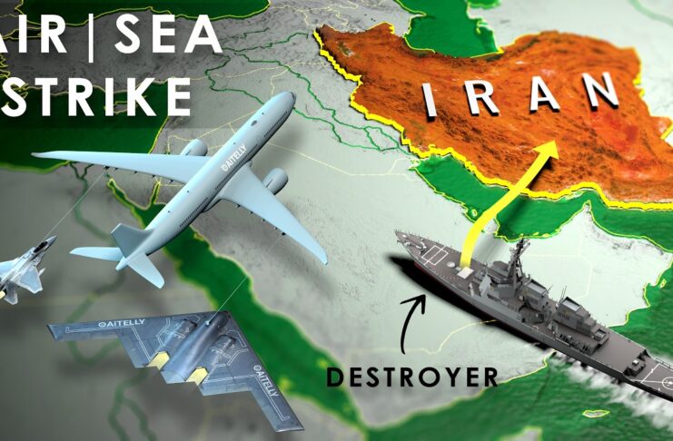 US Strikes Iran using 2 Aircraft Carrier Explained #us #iran #israel
