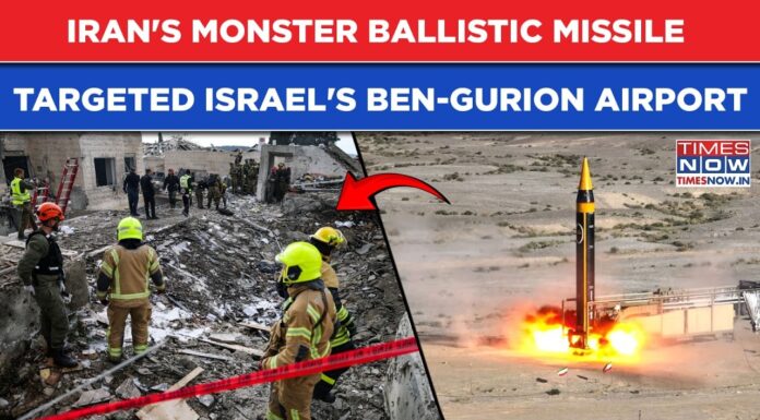 ‘Tel Aviv Airport HIT’: Iran’s Ballistic Revenge Shocks Israel; Khorramshahr Targets BEN GURION